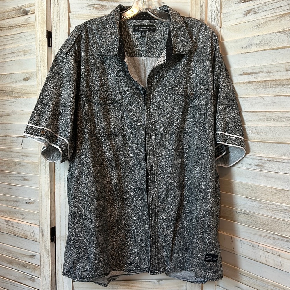 Truth Substance Short Sleeve Button Down Shirt